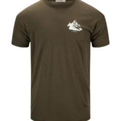 Aclima Mens LightWool Tee Print Mountain