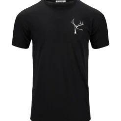 Aclima Mens LightWool Tee Print Antler