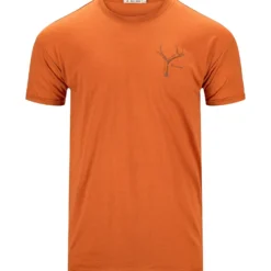 Aclima Mens LightWool Tee Print Antler