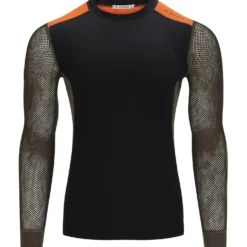 Aclima Mens Woolnet Hybrid Crew Neck