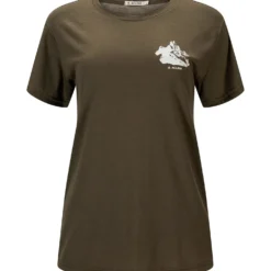 Aclima Womens LightWool Tee Print Mountain