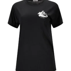 Aclima Womens LightWool Tee Print Mountain