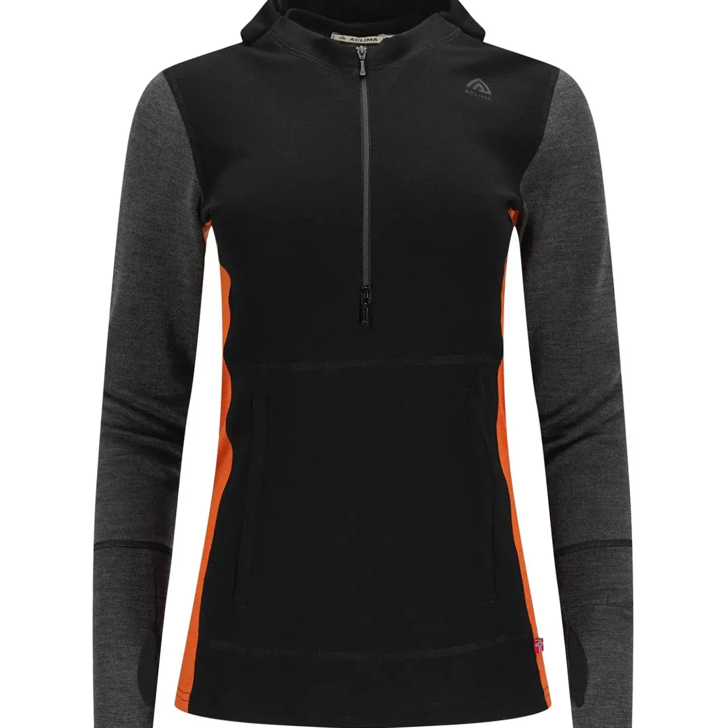 Aclima Womens WarmWool Hood Sweater W/zip