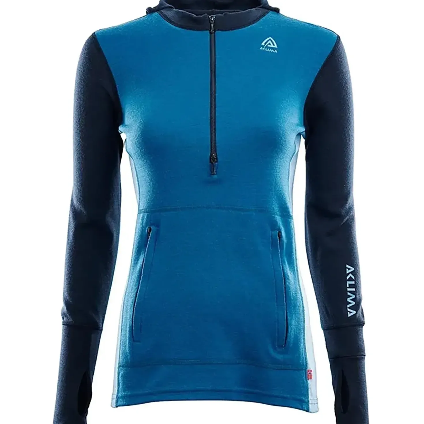 Aclima Womens WarmWool Hood Sweater W/zip