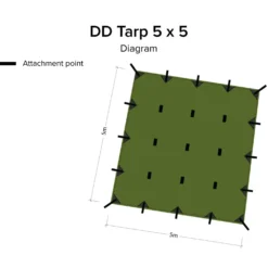 DD Hammocks Tarp 5x5