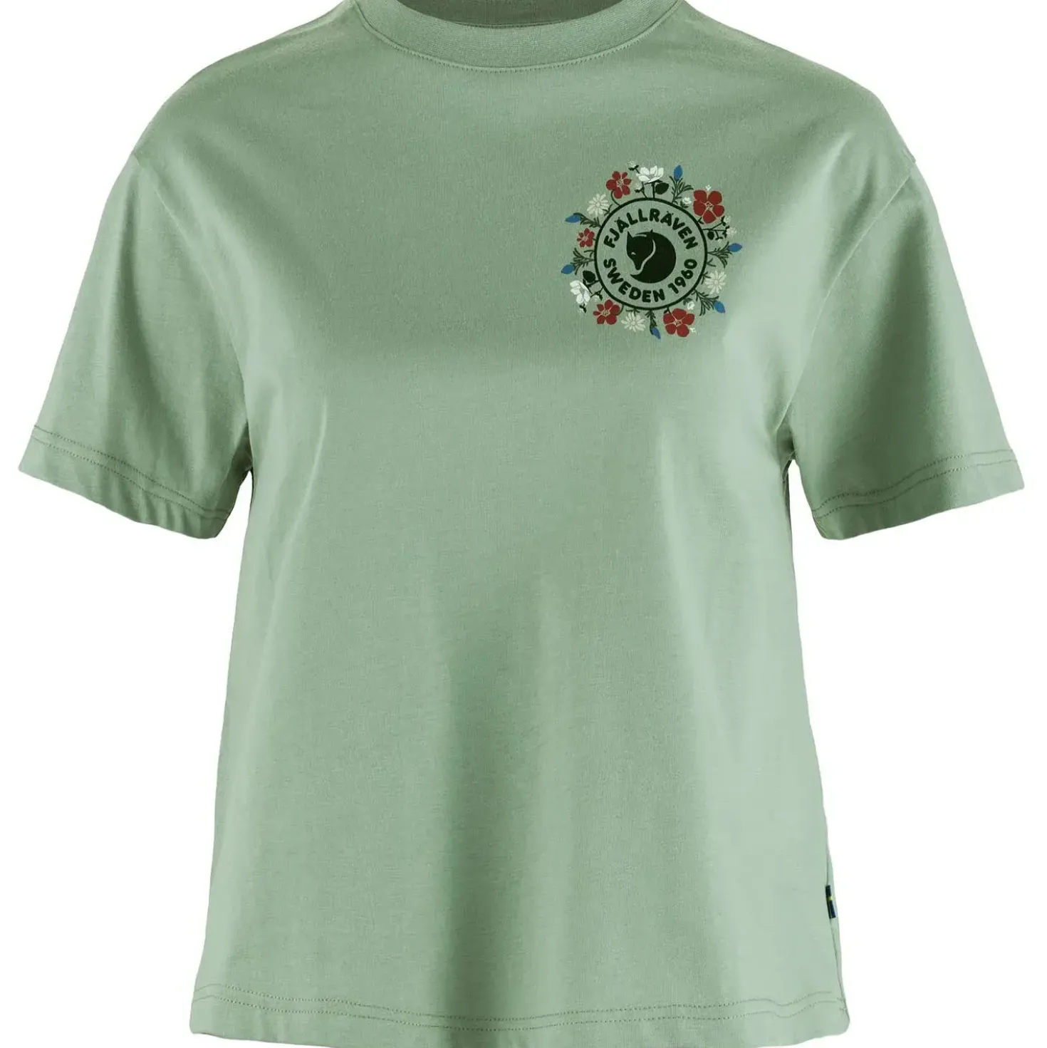 Fjällräven Womens Fjällblomster Logo T-shirt