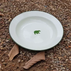 Friluftsland Enamel Bowl Bear Logo