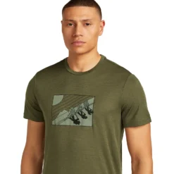Icebreaker Mens Merino 150 Tech Lite S/S Tee In The Wild