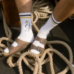 Lakor Flipping The Bird Tennis Socks