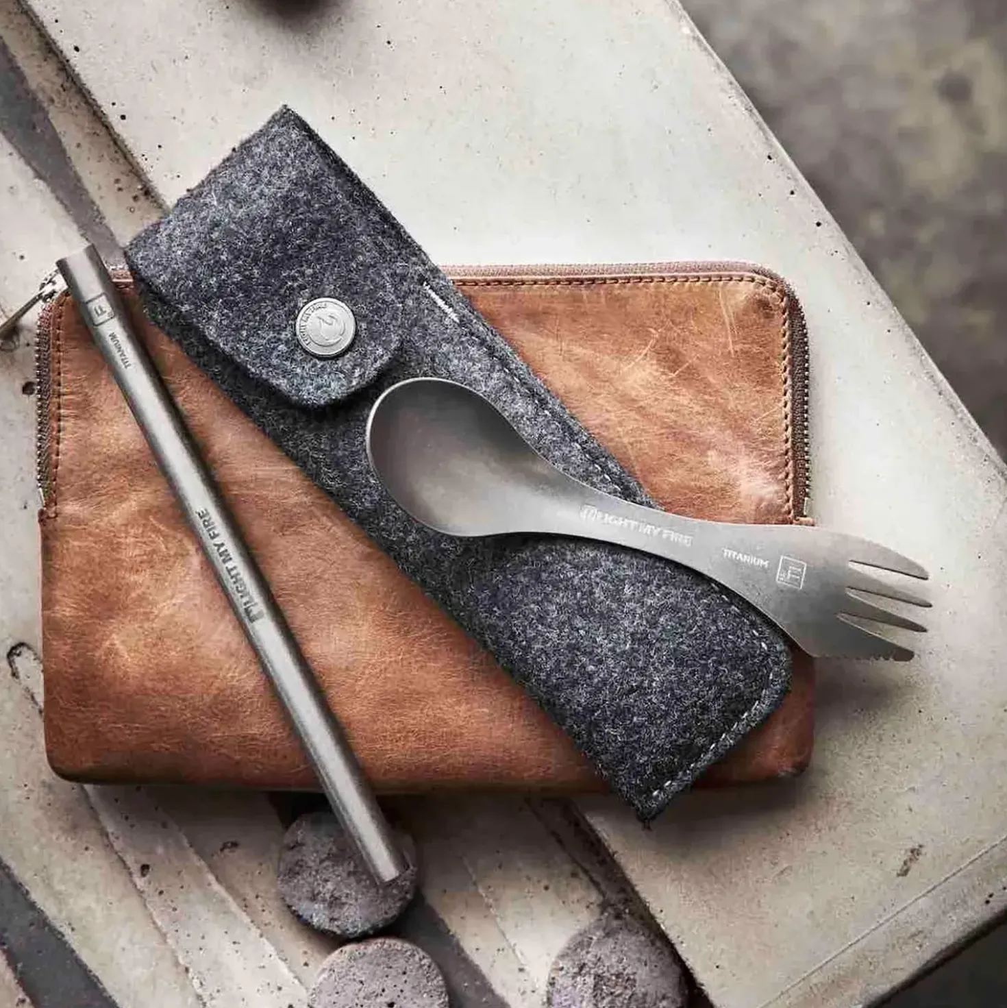 Light My Fire Spork Kit Titanium