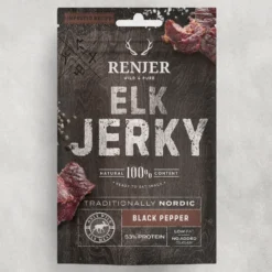 Renjer Nordic Elk Jerky Black Pepper