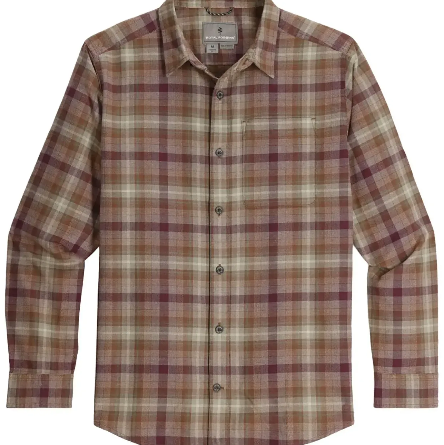 Royal Robbins Mens Lieback Organic Cotton Flannel L/S