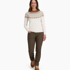 Royal Robbins Womens Westlands Fairisle Crew