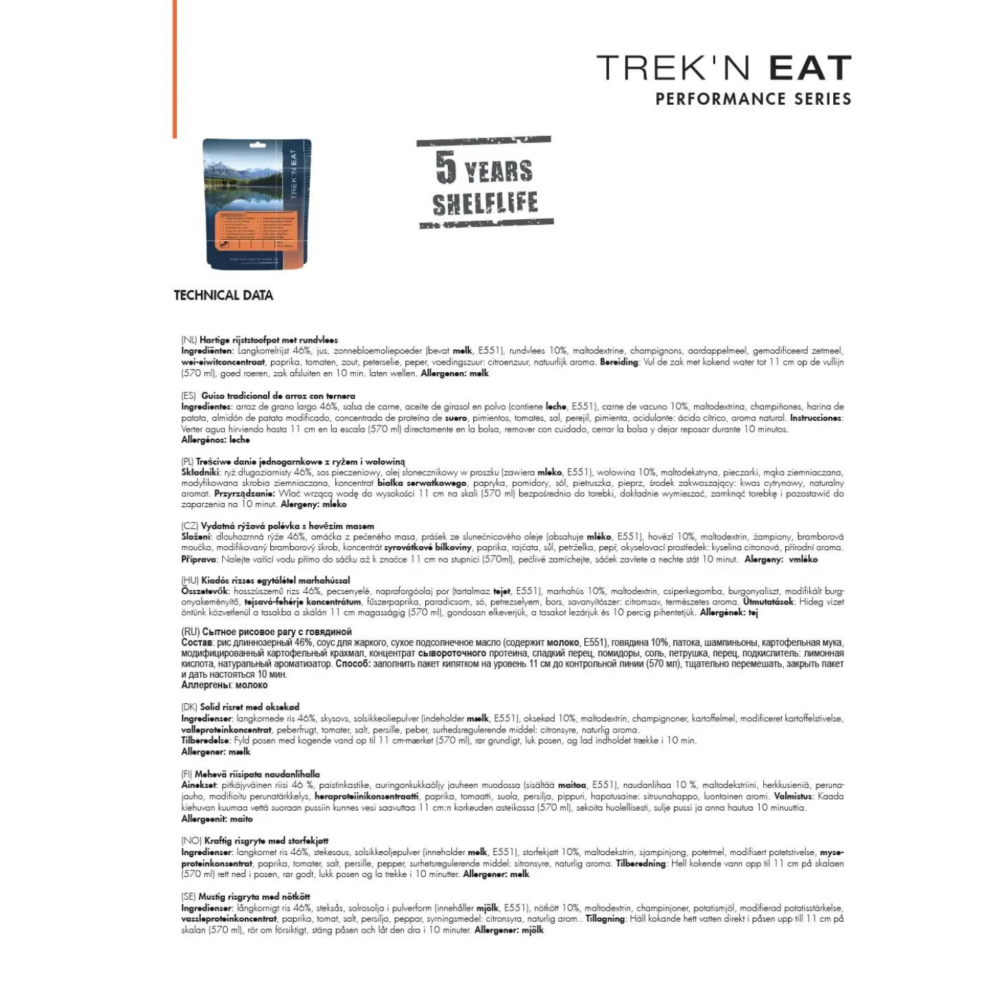 Trek N Eat Hearty Rice Stew + Beef Ps1000+