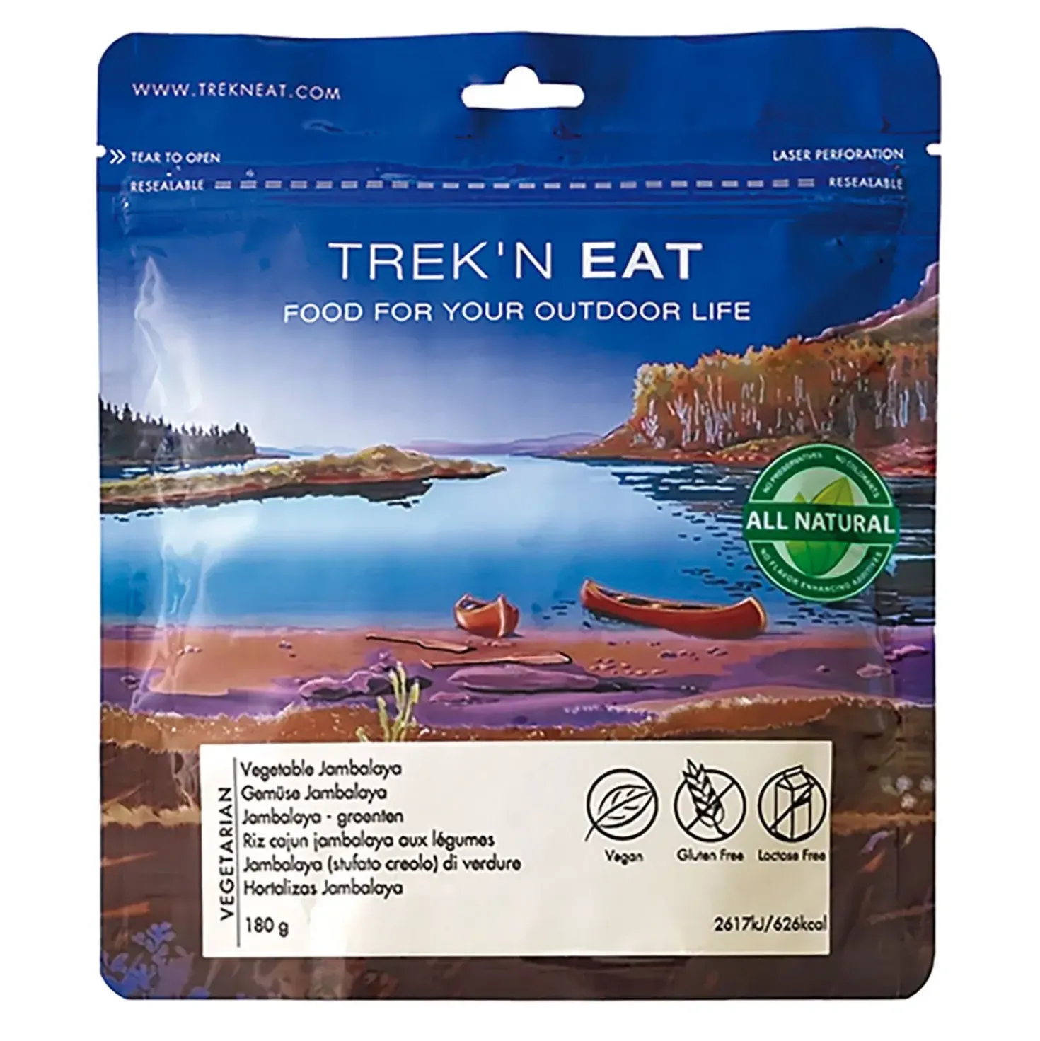Trek N Eat Vegetable Jambalaya 180g