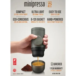 Wacaco Minipresso GR2 Espresso Coffee Maker
